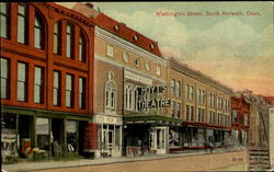 Washington Street South Norwalk, CT Postcard Postcard