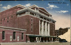 Boston Opera House Massachusetts Postcard Postcard