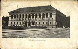 Public Library Boston, MA Postcard Postcard