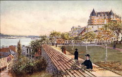 Chateau Frontenac And Citadel Quebec, PQ Canada Postcard Postcard