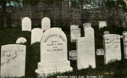 Washington Irving's Grave Postcard