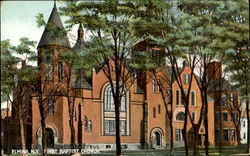 First Baptist Church Postcard