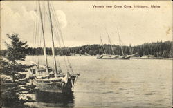 Vessels Near Crow Cove Postcard