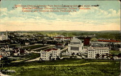 Bird's Eye View Of Schenley Park Section Pittsburgh, PA Postcard Postcard