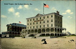 Hotel Vesper Old Orchard Beach, ME Postcard Postcard