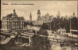 Post Office And Parliament Buildings Ottawa, ON Canada Ontario Postcard Postcard