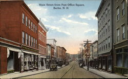 Main Street From Post Office Square Postcard