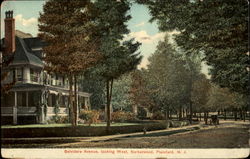 Belvidere Avenue Looking West, Netherwood Plainfield, NJ Postcard Postcard