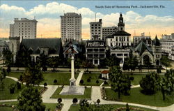 South Suide Of Hemming Park Jacksonville, FL Postcard Postcard