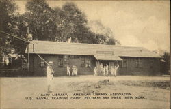 Camp Library, Pelham Bay Park Postcard