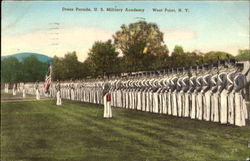 Dress Parade U. S. Military Academy West Point, NY Postcard Postcard