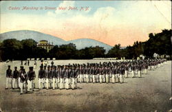 Cadets Marching To Dinner West Point, NY Postcard Postcard