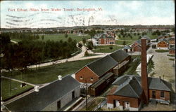 Fort Ethan Allan From Water Tower Postcard