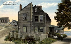 The Old Spite House Marblehead, MA Postcard Postcard