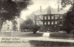 Normal School Framingham, MA Postcard Postcard