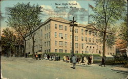 New High School Postcard