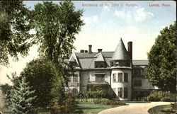 Residence Of Mr. John E Parsons Postcard