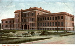 Textile School Lowell, MA Postcard Postcard