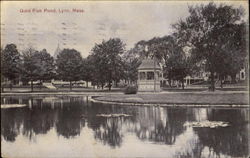 Gold Fish Pond Lynn, MA Postcard Postcard