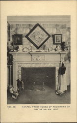 Mantel From House Of Registrar Of Deeds Postcard