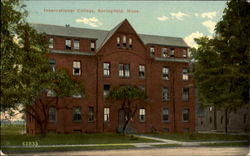 International College Springfield, MA Postcard Postcard