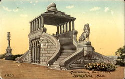 Mausoleum, Forest Park Postcard