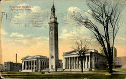 Municipal Buildings Springfield, MA Postcard Postcard