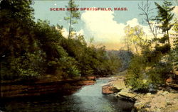 Scene Near Springfield Massachusetts Postcard Postcard