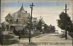 Park Of Whittier Street, Sparhawk Street Amesbury, MA Postcard Postcard