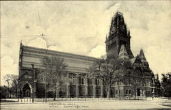 Memorial Hall & Library Postcard