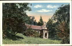 Concord School Of Philosophy Postcard