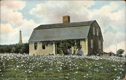 Myles Standish House Duxbury, MA Postcard Postcard