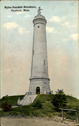 Myles Standish Monument Postcard