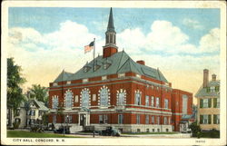 City Hall Concord, NH Postcard Postcard