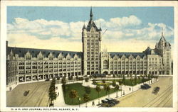 D & H And Journal Building Postcard