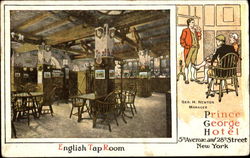 English Tap Room Prince George Hotel, 5th Avenue and 28th Street New York City, NY Postcard Postcard