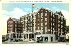 Hotel Van Curler Schenectady, NY Postcard Postcard