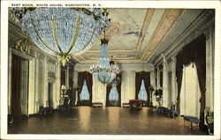 East Room Of The White House Postcard