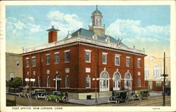 Post Office New London, CT Postcard Postcard