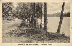 Roadside By Indian Lake Postcard