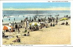 On The Beach Lake Worth, FL Postcard Postcard