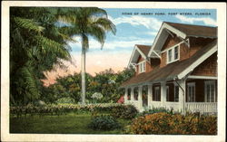 Home Of Henry Ford Fort Myers, FL Postcard Postcard