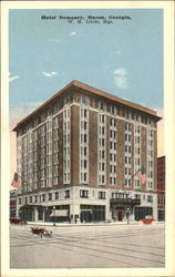 Hotel Dempsey Macon, GA Postcard Postcard