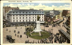 Monument Square Postcard