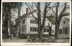 Ye Packard Manor Dover, MA Postcard Postcard