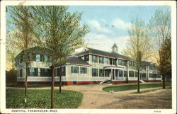 Hospital Framingham, MA Postcard Postcard