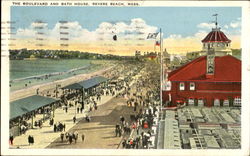 The Boulevard And Bath House Postcard