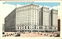 Hotel Statler And Statler Building Postcard