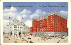 Boston's Newest Commercial Hotel Massachusetts Postcard Postcard