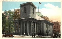 King's Chapel Boston, MA Postcard Postcard